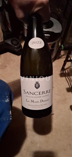 Údolí Loiry Sancerre Domaine Bailly Reverdy Les Monts Damnés 2022