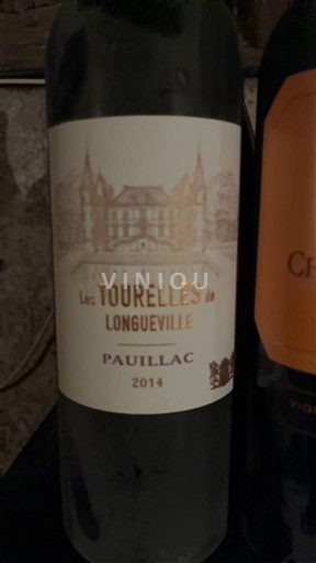 Bordeaux Pauillac Château Pichon Baron Les Tourelles de Longueville 2014
