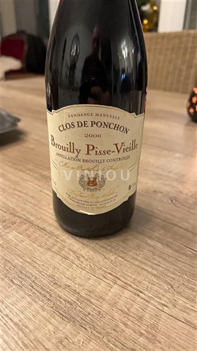 Beaujolais Brouilly Clos de Ponchon Pisse-Vieille 2000