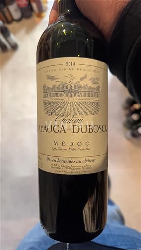 Bordeaux Médoc Château Mayauga-Duboscq 2014