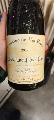Rhônetal Châteauneuf-du-Pape Domaine Val Frais Prestige 2019