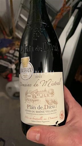 Vina Rouge sec Domaine Mistral 2022 Francija Rona dolina Ni doloceno AOC