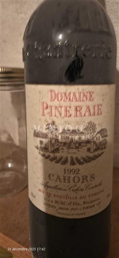 Tây Nam Cahors Domaine Pine Raie 1992