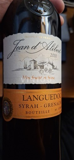 Langvedok Languedoc Jean d'Alibert 2010