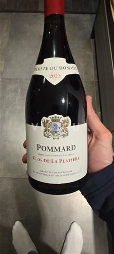 Bourgondië Pommard Château Meursault Clos de la Platière 2022