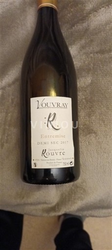 Loiredalen Vouvray Sélection Rouvre Entremise 2017