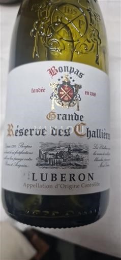 Rhônedalen Luberon Bonpas Grande Réserve des Challiers Icke årgångsbetecknad