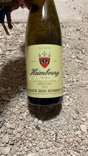 Elsass Riesling Domaine Zind Humbrecht Heimbourg 2021
