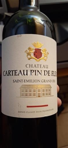 Bordeaux Saint-Émilion Grand Cru Grand Cru Château Carteau Pin de Fleurs Icke årgångsbetecknad