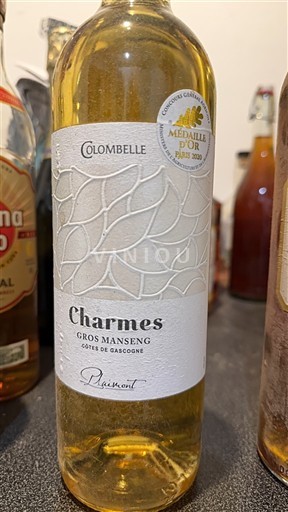 Sudoeste Côtes de Gascogne Plaimont Charmes Não Sazonado