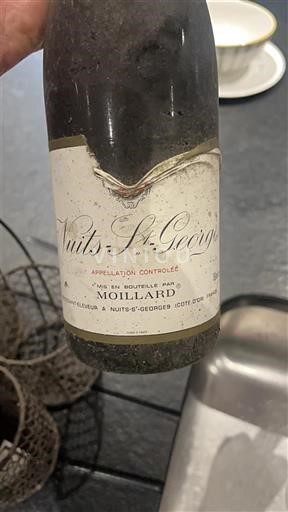 Wines Rouge sec Moillard 1977 France Burgundy Nuits-Saint-Georges AOC