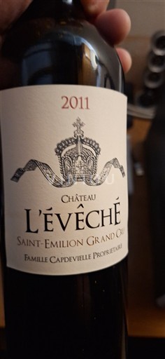 Bordeaux Saint-Émilion Grand Cru Grand Cru Château L'Evêché 2011