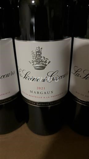 Bordeaux Margaux Giscours La Sirène de Giscours 2021
