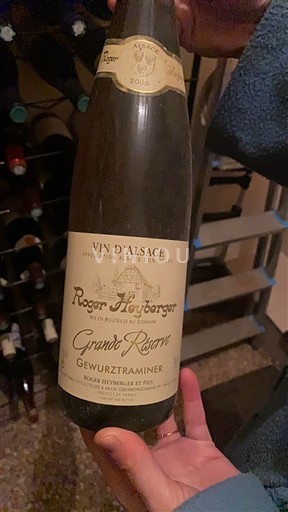 Alsace Roger Heyberger Grande Réserve 2005