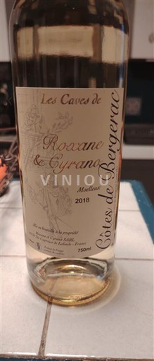 Tây Nam Côtes-de-bergerac Les Caves de Roxane & Cyrano 2018
