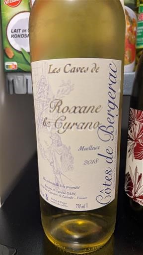 Sud-Ouest Côtes-de-bergerac Les Caves de Roxane & Cyrano 2018