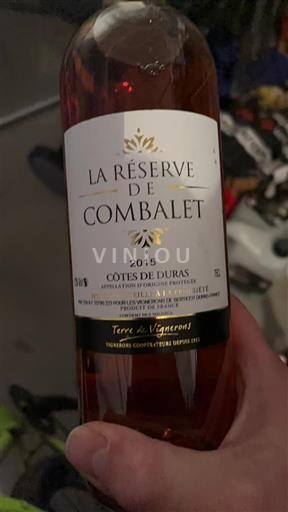 Tây Nam Côtes-de-duras La Réserve de Combalet 2015