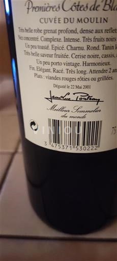 Bordeaux Ni doloceno Cuvée du Moulin 1999