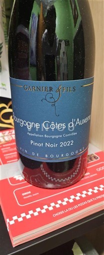 Bourgogne Bourgogne Côtes d'Auxerre Garnier et Fils 2022
