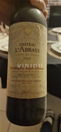 Burdeos Puisseguin-saint-émilion Château L'Abbaye du Terte 2005