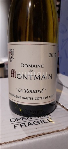 Bourgogne Hautes Côtes de nuits Domaine Montmain Le Rouard 2017