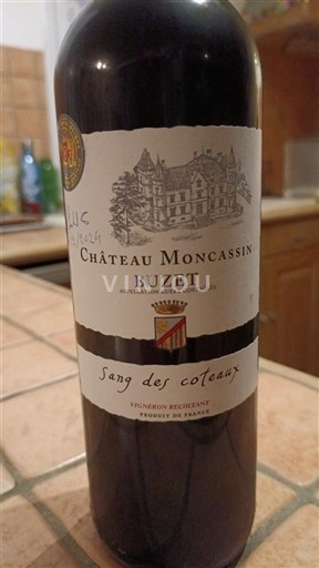 Tây Nam Buzet Château Moncassin Sang des coteaux 2020