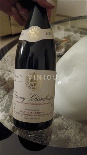 Burgundsko Gevrey-Chambertin Marnot-Verdun 2002