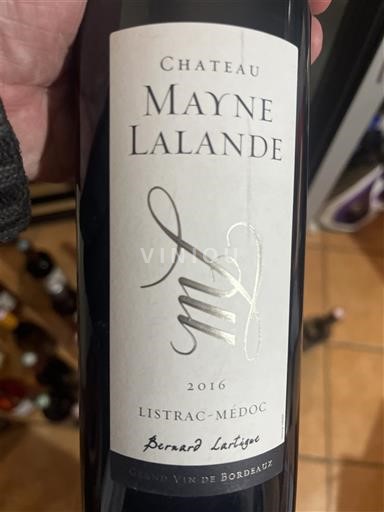 Bordeaux Listrac-Médoc Château Mayne Lalande 2016