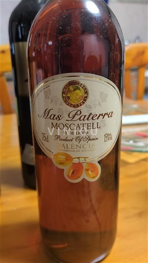 Cộng đồng Valencia Valencia Mas Poterra Moscatell Không niên vụ