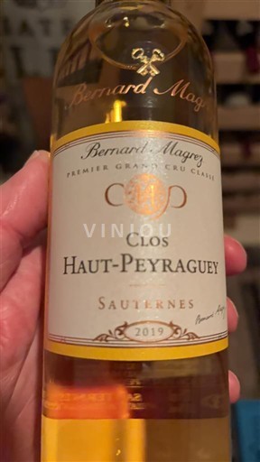 Bordeaux Sauternes Clos Haut-Peyraguey 2019