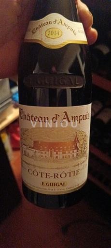 Thung lũng Rhône Côte-rôtie Château Ampuis 2014