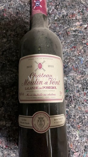 Bordeaux Lalande-de-Pomerol Château Moulin à Vent Collection 2015