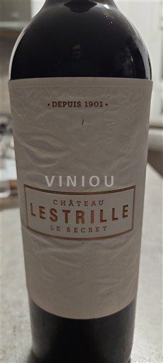 Bordéus Bordeaux Superior Château Lestrille Le Secret 2016