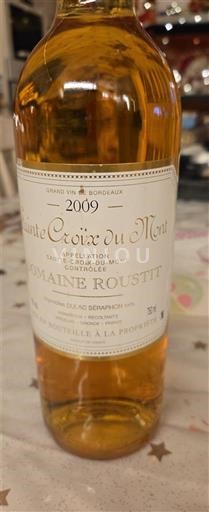 Burdeos Sainte-Croix-Du-Mont Domaine Roustit 2009