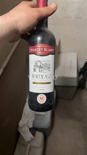 Bordeaux Chantet Blanet Fut de chaîne 2018
