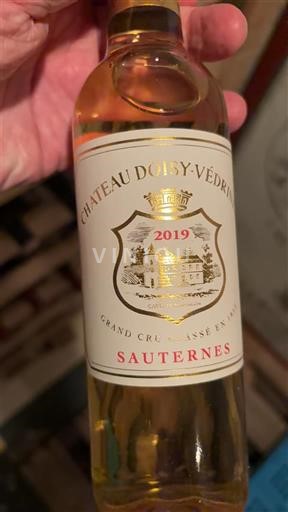 Bordeaux Sauternes Château Doisy-Védrines 2019