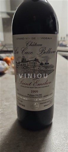 Bordeaux Saint-Émilion Château La Caze Bellevue 1999