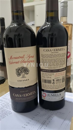Murcia Jumilla Casa de la Ermita Monastrell Syrah Cabernet Sauvignon Crianza 2021