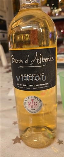 Languedoc ja Roussillon Pays d'Oc Baron d'Albenas 2016