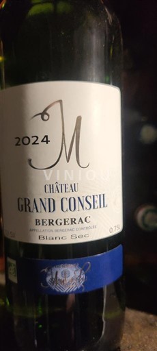 Sudoeste Bergerac Château Grand Conseil M 2024