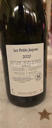 Wijnen Blanc sec Les Petits Jupons 2020 Frankrijk Loirevallei Muscadet-Sèvre-et-Maine AOC