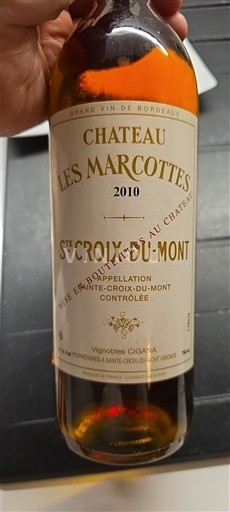 Burdeos Sainte-Croix-Du-Mont Château Les Marcottes 2010