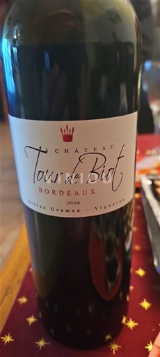 Bordeaux Château Tour de Biot 2016