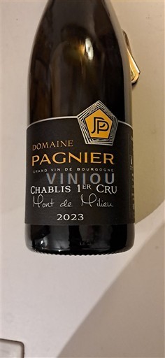 Borgonha Chablis premier cru Premier Cru Domaine Pagnier Mont de Milieu 2023