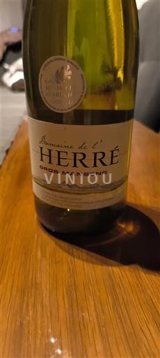 Sudoeste Côtes de Gascogne Domaine L'Herré Gros Manseng 2022