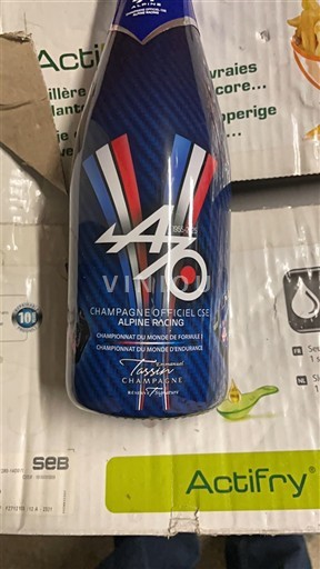 Champaña Champán Tassin Alpine Racing Sin añada