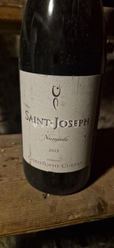 Rhône Valley Saint Joseph Domaine Christophe Curtat Nomade 2013