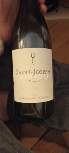 Thung lũng Rhône Saint-Joseph Domaine Christophe Curtat Nomade 2013