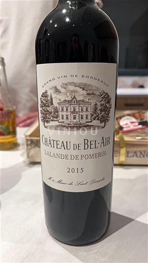Bordeaux Lalande-de-Pomerol Château Bel-Air 2015