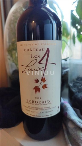 Bordeaux Château Les 4 Lieux 2019